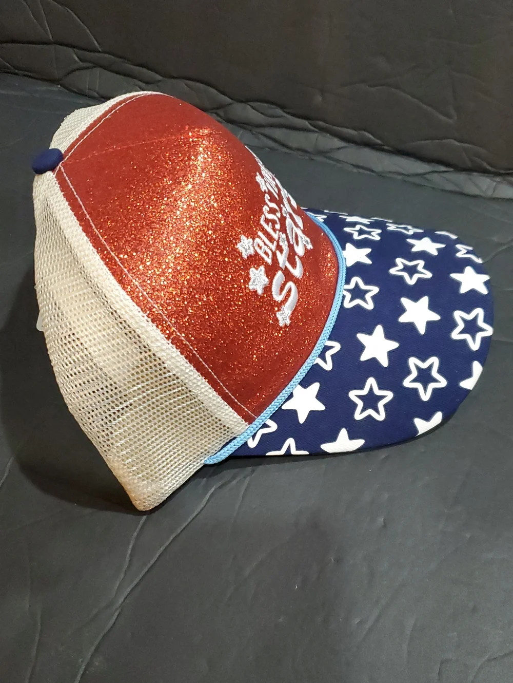 Patriotic red shimmery 
